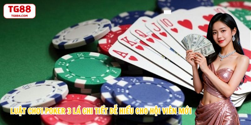 Luật Chơi Poker 3 Lá Chi Tiết Dễ Hiểu Cho Hội Viên Mới